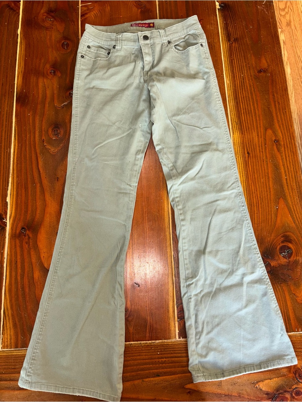 Y2K SO Light Sage Boot-Cut Women's Jeans